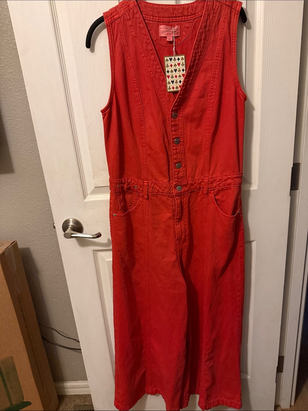 Universal Threads Goods Denim Sleeveless Jumpsuit NWT